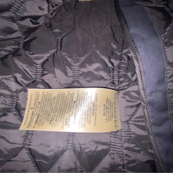 Burberry, London navy blue trenchcoat - Picture 5 of 5